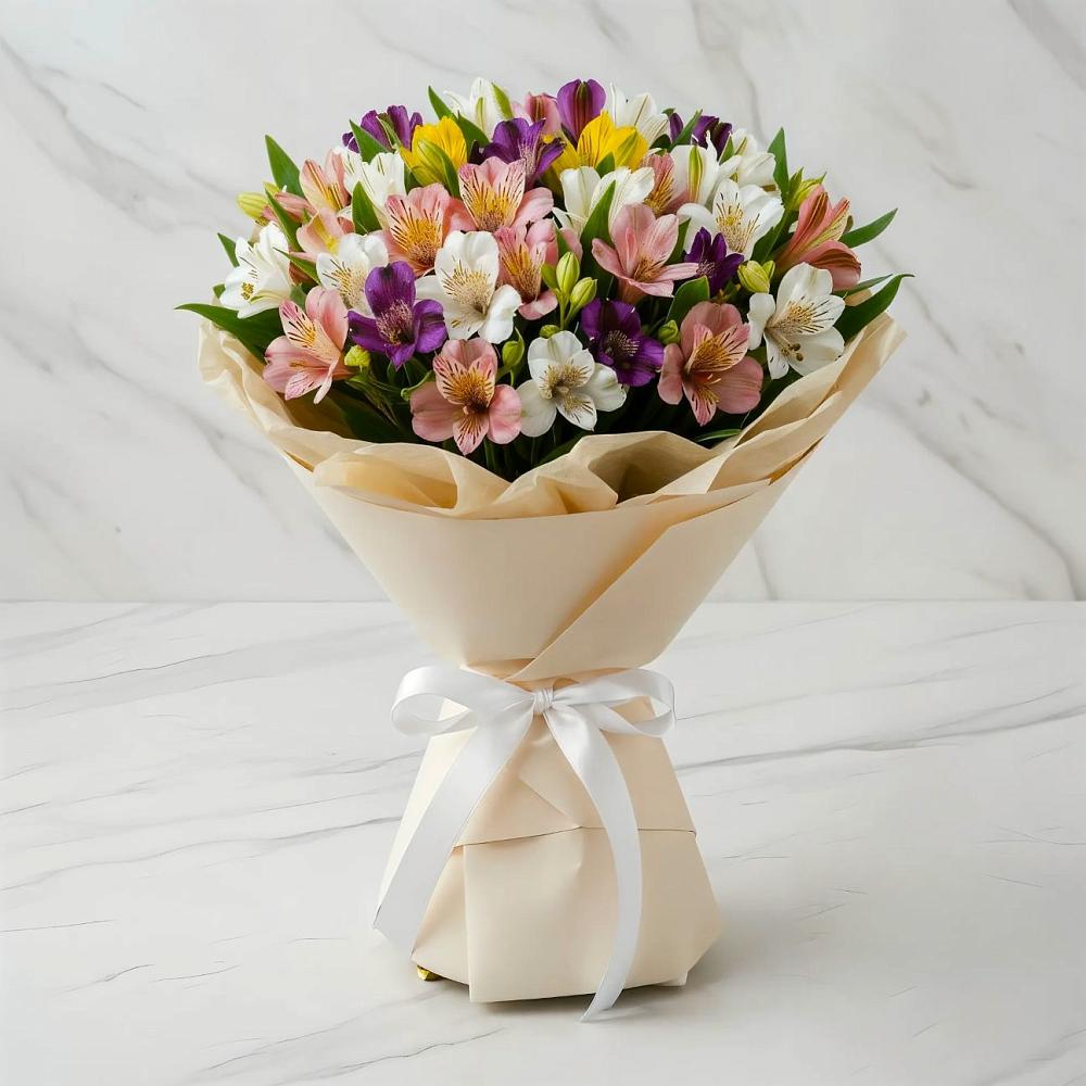 Букет цветов из: Альстромерии в Месягутово