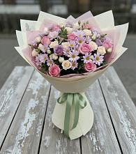 Букет цветов из:  Розы и Хризантемы в Месягутово