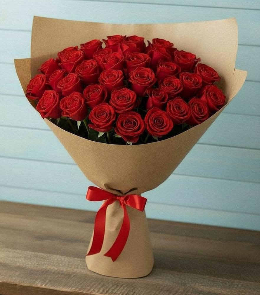 Букет Красные розы Милано в Месягутово